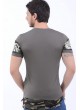 Rebel For Life Baskı Haki T-Shirt