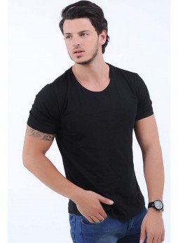 Siyah O Yaka T-Shirt