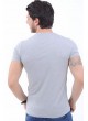 U Yaka Gri T-Shirt