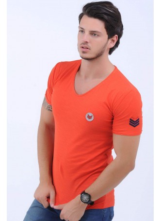 Armalı Turuncu T-Shirt