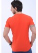 V Yaka Turuncu T-Shirt