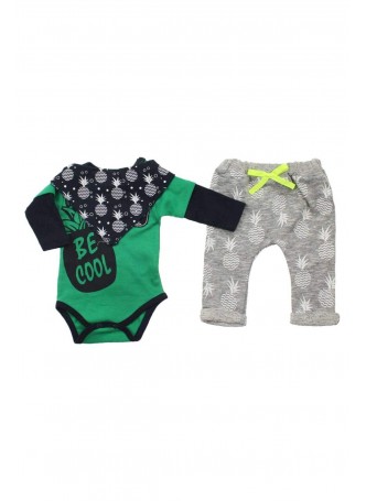 Erkek Bebek 3 lü Zıbın Set 035-221971-017