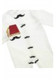 Erkek Bebek Fesli Bıyıklı 5 li Tulum Set 035-210206-028