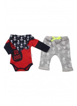 Erkek Bebek 3 lü Zıbın Set 035-221971-002