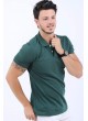 Polo Yaka Basic Haki T-Shirt