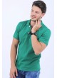 Polo Yaka Basic Yeşil T-Shirt