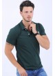 Polo Yaka Basic Yeşil T-Shirt