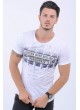 Aurora Baskılı Beyaz T-Shirt