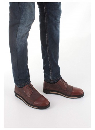 Ari Kahverengi Aksesuarlı Erkek Klasik Spor Ayakkabı