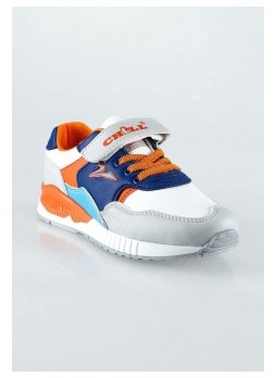 Chil Gri Renkli Desenli Çocuk Spor Ayakkabı