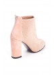 Ert Pudra Süet Bayan Topuklu Ayakkabı