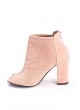 Ert Pudra Süet Bayan Topuklu Ayakkabı