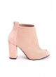 Ert Pudra Süet Bayan Topuklu Ayakkabı