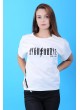 High Above Baskılı Beyaz T-Shirt