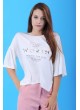Worth Baskılı Beyaz T-Shirt