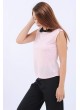 Bebe Yaka Kolsuz Pudra T-Shirt
