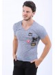 Armalı Gri T-Shirt