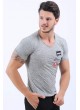 Armalı Krem T-Shirt