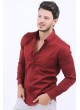 Siyah Desen Kırmızı Gömlek