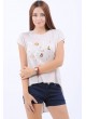 Soul Baskılı Krem T-Shirt