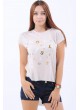 Soul Baskılı Krem T-Shirt