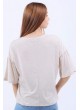 Worth Baskılı Krem T-Shirt