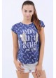 Young Crazy Baskılı Lacivert T-Shirt