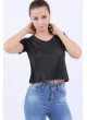 Çizgili Siyah T-Shirt
