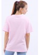 Femme Baskılı Bağcıklı Pembe T-Shirt