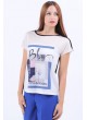 Blu Baskılı Krem T-Shirt