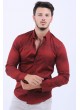 Siyah Desen Kırmızı Gömlek