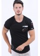Armalı Siyah T-Shirt