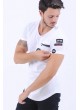 Armalı Beyaz T-Shirt