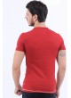 Beyaz Baskı Kırmızı T-Shirt