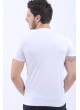 Darth Vader Baskılı Cep Beyaz T-Shirt