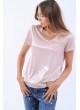 Simli Krem T-shirt