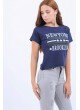 Armalı Broorklyn Lacivert T-Shirt