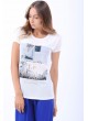 Le Voyage Baskılı Beyaz T-Shirt