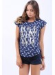 Love Yazılı Lacivert T-Shirt